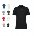 Polo eco-respons�vel em malha piqu� de homem