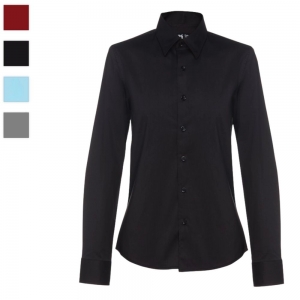Camisa popelina de manga comprida para senhora Paris Women